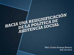 Políticas Publicas y Asistencia Social (UNAM)