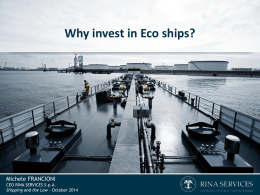 Why invest in Eco ships?