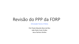 Revisão do PPP da FDRP - Faculdade de Direito de Ribeirão Preto
