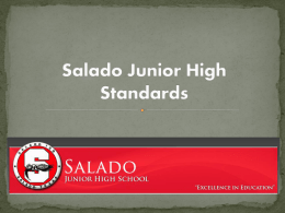 SJHS Standards Powerpoint