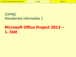 Microsoft Office Project 2013