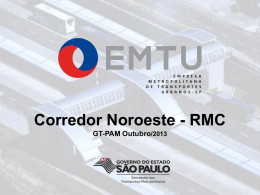 EMTU - Corredor Noroeste - RMC