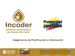 Presentaci&oacute;n ADR Sumapaz, Dic. 16