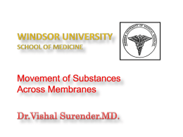 physio lecture 2-4(Cellular transport mechanisms).