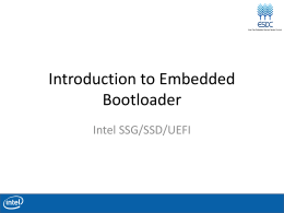 Introduction to Embedded Bootloader