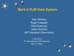 Update on Mark 6 VLBI Data System