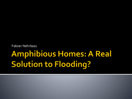 Amphibious Homes