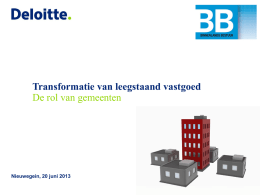 Presentatie Frank ten Have, Deloitte