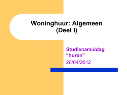 Presentatie Woninghuur Tim Greven (2012)