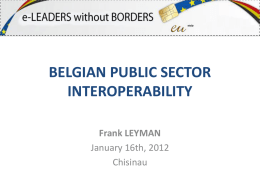 Public Sector Interoperability- F. Leyman
