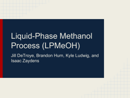 Air Product`s liquid-phase methanol (LPMeOH) process
