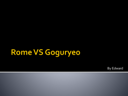 Rome VS Goguryeo