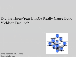 Did the Three Year LTROs Really Cause the Yield Decline?