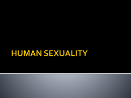 HUMAN SEXUALITY