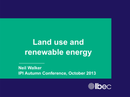Land Use and Renewable Energy – IPI conference - rev1