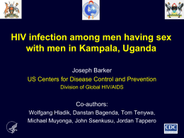 (MSM) and HIV in sub
