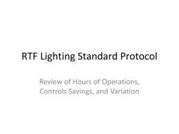 Lighting Calculator - Regional Technical Forum (RTF)