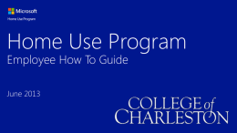 Home Use Program Employee How To Guide