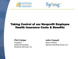 Managing Health Insurance Costs