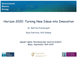 Horizon 2020: Turning New Ideas into Innovation