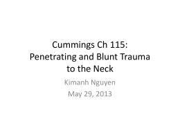 Cummings Ch 115 - UCLA Head and Neck Surgery