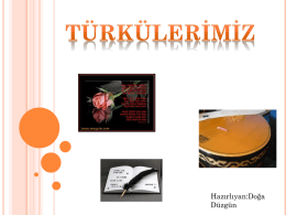 Türkülerimiz - WordPress.com