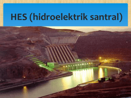 hidroelektrik santral