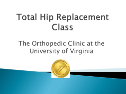 Total Hip Replacement Class