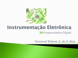 Instrumentação Eletrônica