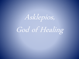 Asklepios, God of Healing