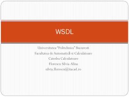 Ce este WSDL?