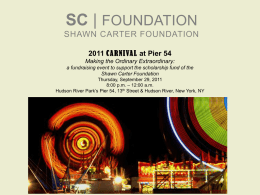 SC | FOUNDATION SHAWN CARTER FOUNDATION - T