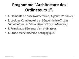 "Architecture des Ordinateurs 1".