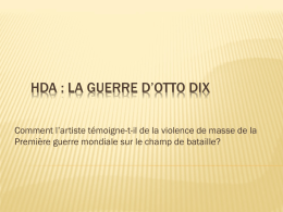 HDA : La Guerre d*Otto Dix - Les Trois Moulins en ligne