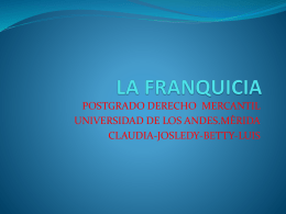 LA FRANQUICIA - WordPress.com