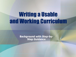 Curriculum Writing 2013 (2)