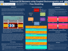 Enhanced Oil Recovery using Couple Electromagnetics and Flow