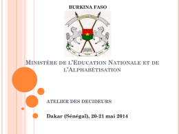 Ministère de l*Education Nationale et de l*Alphabétisation