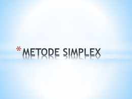 4 metode simplex