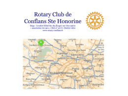 Rotary Club de Conflans sainte Honorine