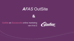 Presentatie AFAS OutSite (PowerPoint)