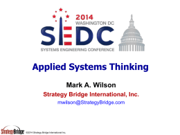- SEDC Conference 2014