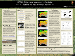 poster for the metrics algorithm - Geographic Information Network of
