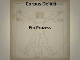 Corpus Delicti PPT
