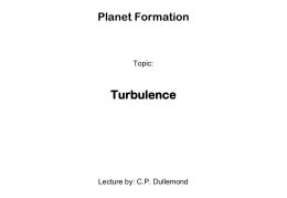 Disk Turbulence