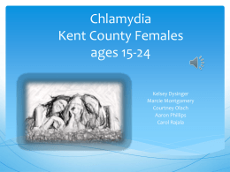 Chlamydia Kent County Females ages 15-24