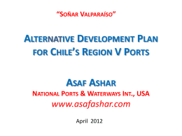 Alternative Development Plan for Central Chile*s Ports