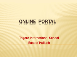 Online Student - Tagore International School