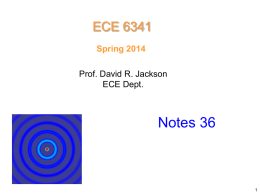 6341 notes 36 Poles and Branch Cuts