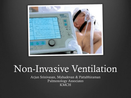 7. Non-Invasive Ventilation